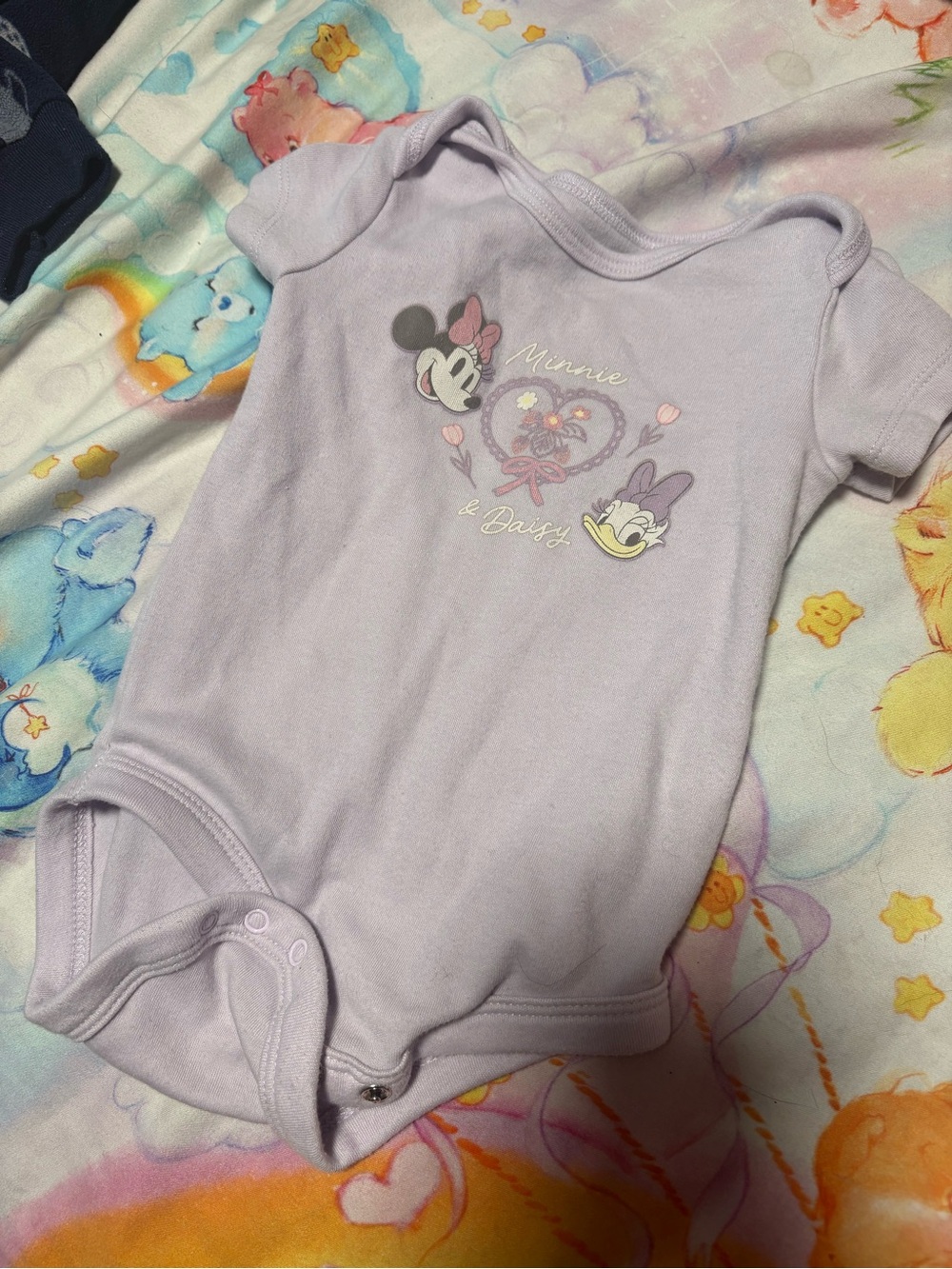7/$30 Disney Minnie & Daisy Lavender Short-Sleeve One-Piece